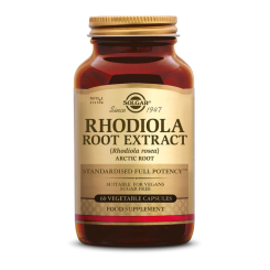 Rhodiola Rosea (standardisierter Extrakt) 60 pflanzliche Kapseln - Solgar - Kräuterkapseln - Extrakte (EPS) - 1