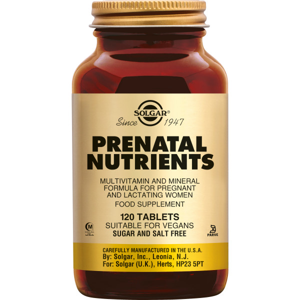 Prenatal Nutrients 120 tablettes - Solgar - Multivitamines et minéraux - 2