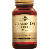 Vitamine D3 25 µg/1000 UI 250 gélules softgels - Solgar - Capital osseux - Ostéoporose - Fractures - 1-Vitamine D3 25 µg/1000 UI 250 gélules softgels - Solgar