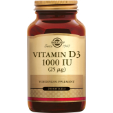 Vitamine D3 25 µg/1000 UI 250 gélules softgels - Solgar - Capital osseux - Ostéoporose - Fractures - 1-Vitamin D3 25 µg/1000 IE 250 Kapseln – Solgar