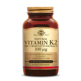 Vitamine K-2 100 µg (MK-7) 50 gélules végétales - Solgar - Vitamines - 1