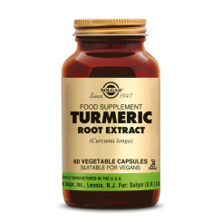 Curcuma Extrait (Turmeric Root Extract) 60 gélules végétales - Solgar - Plantes en gélules - Extraits (EPS) - 1
