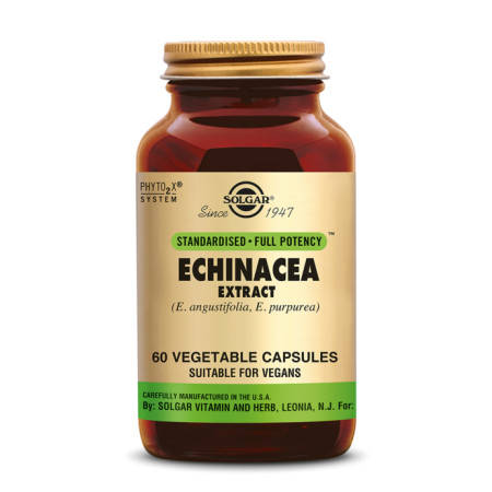 Echinacée Extrait (Echinacea Extract) 60 gélules végétales - Solgar - Gélules de plantes - 1