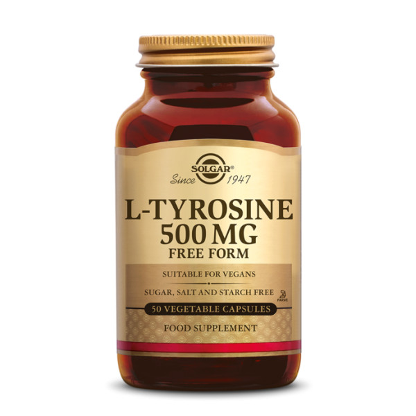 L-Tyrosine 500 mg 50 capsules - Solgar - Acides aminés - 1