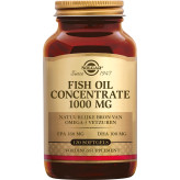 Fish Oil Concentrate 1000mg 120 softgels - Solgar - Acides Gras essentiels (Omega) - 1