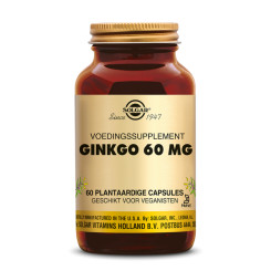 Ginkgo 60 mg 60 gélules végétales - Solgar - Gélules de plantes - 1