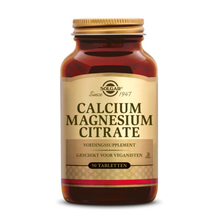 Calcium Magnésium citrate 50 comprimés - Solgar - Minéraux - 1