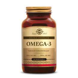 Omega-3 Doppelstärke (konzentriertes Fischöl) 30 Weichkapseln - Solgar - Fettsäuren - 1