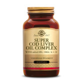 Super Cod Liver Oil Complex (Huile de foie de morue) 60 softgels - Solgar - Vitamine A & D / huile de foie de morue - 1