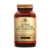 Super Cod Liver Oil Complex (Huile de foie de morue) 60 softgels - Solgar - Vitamine A & D / huile de foie de morue - 1-Super Kabeljauw Levertraan Complex 60 softgels - Solgar