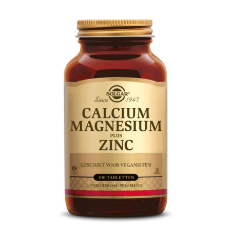 Calcium Magnésium plus Zinc 100 comprimés - Solgar - Minéraux - 1