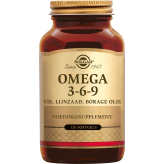 -Omega 3-6-9 (Fisch-, Borretsch- und Leinsamenöl) 120 Weichkapseln - Solgar