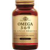 -Oméga 3-6-9 (huile de poisson, de bourrache et de lin) 120 softgels - Solgar