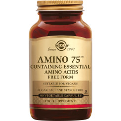 Amino 75 90 gélules végétales - Solgar - Acides aminés - 1