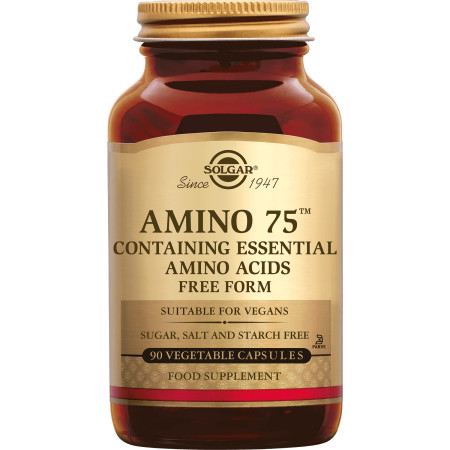 Amino 75 90 gélules végétales - Solgar - Toute la gamme Solgar - 1 Amino 75 90 gélules végétales - Solgar - Toute la gamme Solgar - 1