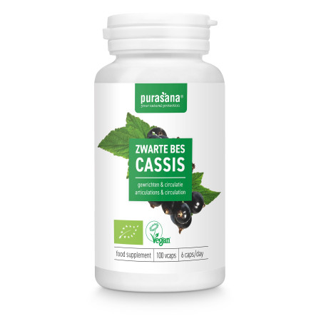 Cassis Bio 100 gélules - Purasana - Gélules de plantes - 1