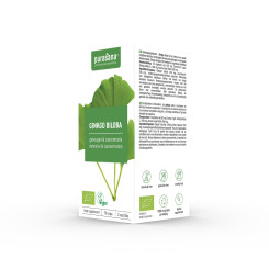 Ginkgo Biloba Bio 70 gélules Vegan - Purasana - Gélules de plantes - 2