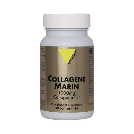 Collagène Marin Vtiall+ Pur 1000 mg 30 comprimés - Complément alimentaire - 1