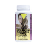 -Super Cheveux Vitall+ avec Kératine 500 mg pure 50 gélules végétales