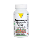 -Ashwagandha (Withania somnifera) BIO Standardisierter Extrakt 600mg 60 Kapseln - Vitall+