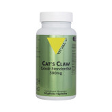 -Cat's Claw (Uncaria tomentosa) Extrait standardisé 500 mg 60 gélules - Vitall+