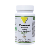 Valériane gélules Bio (60) - Valeriana officinalis - Extrait sec Standardisé 300 mg - Vitall+ - Gélules de plantes - 1-Valeriaan capsules Biologisch (60) - Valeriana officinalis - Gestandaardiseerd droog extract 300 mg - Vitall+