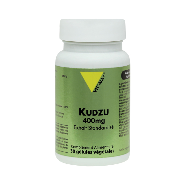 copy of Kudzu Extrait standardisé 400mg Bio 30 gélules - Vitall+ - Gélules de plantes - 2