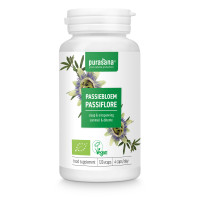 Passiflore Extrait 125mg Bio 120 gélules - Purasana - Gélules de plantes - 1-Passiflore Extrait 125mg Bio 120 gélules - Purasana