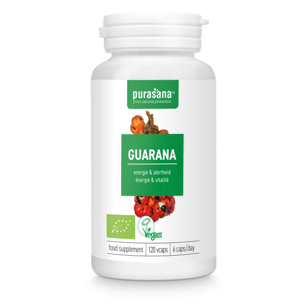 Guarana Bio 120 gélules - Purasana - Gélules de plantes - 1