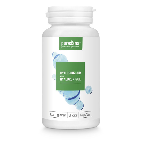 Acide hyaluronique 120 mg 30 caps - Purasana - Anti-Âge - Antioxydants - 1