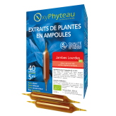 Complexe Jambes Lourdes BIO 40 ampoules - Oxyphyteau - Extraits de plantes en ampoules  - 1-Bio-Komplex für schwere Beine, 40 Ampullen - Oxyphyteau