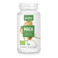 Maca Bio - 120 gélules Purasana - Gélules de plantes - 1