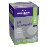 Ashwagandha Bio Platinum 60 gélules végétales - Mannavital - Gélules de plantes - 1