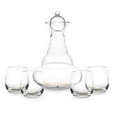 Carafe Alladin  Fleur de Vie - Or 23.8 carats + 4 verres Mythos or- Nature's design - Accessoires autour des tisanes et du thé --Carafe Alladin  Fleur de Vie - Or 23.8 carats + 4 verres Mythos or- Nature's design