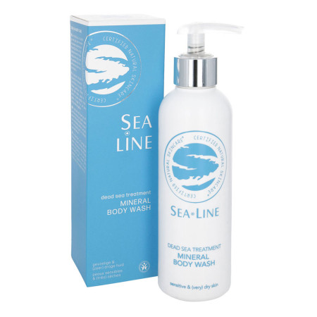 Gel douche nettoyant minéral pour le corps 200 ml - Sealine - Soins dermatologiques pour peaux sensibles et à problèmes - 1