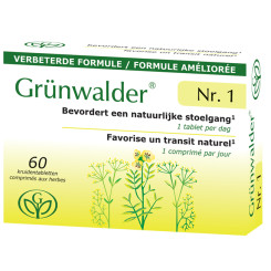 Grünwalder N°1 (Formule Améliorée) 60 comprimés - Gélules de plantes - 1