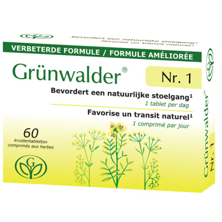 Grünwalder N°1 (Formule Améliorée) 60 comprimés - Gélules de plantes - 1