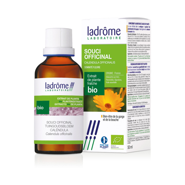 Bio Calendula Ringelblume Urtinktur - 50 ml - Ladrôme - Urtinkturen - Frischpflanzenextrakte - 1