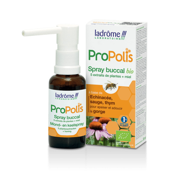 Spray buccal à la propolis Bio 30ml - Ladrôme - Produits de la Ruche - 1