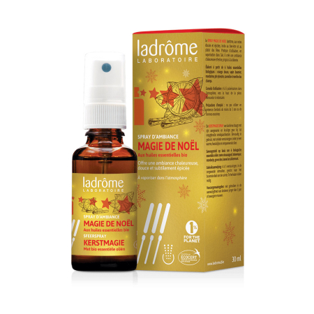 Spray d'ambiance - Magie de Noël aux huiles essentielles bio  30 ml  - Ladrôme - Huiles essentielles - 1