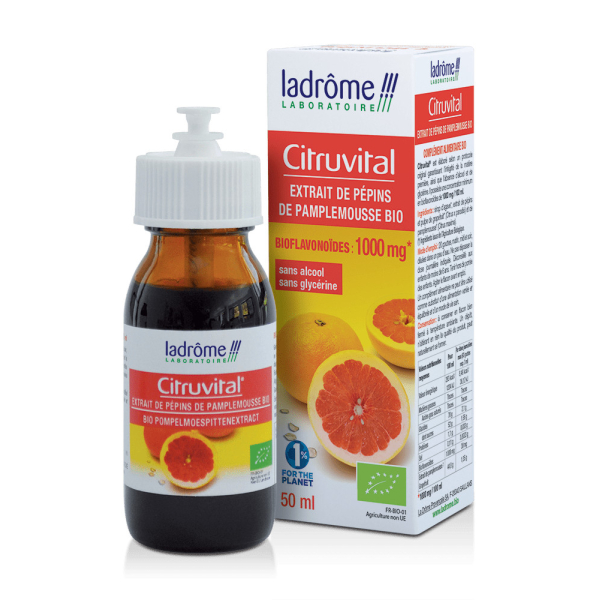 Citruvital Bio Konzentration 1000 mg/100 ml 50 ml Flasche - Ladrôme - Grapefruitkernextrakt - EPP - 1