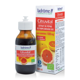 Citruvital Bio Konzentration 1000 mg/100 ml 100 ml Flasche - Ladrôme - Grapefruitkernextrakt - EPP - 1