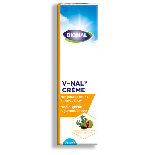 V-nal crème - Extraits de Marron d'Inde de Vigne - 75 ml - Bional - Circulation - 1