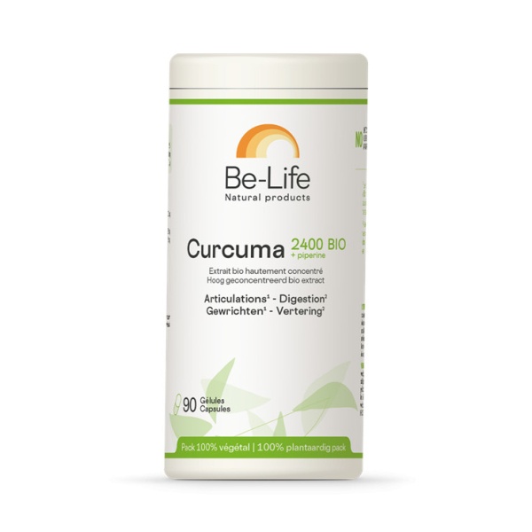 Curcuma (Extrait) 2400 Bio 90 gélules - Be-Life - Toute la gamme Be-Life - 1