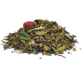 Thé vert et blanc parfumé Bio - Groseille, Framboise et Rose - Thés en Vrac - 1