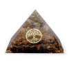 Orgonite Pyramide Œil de Tigre avec Arbre de Vie - 7x7x6 - Lithothérapie - Lithothérapie - Pierres de Santé - Bijoux - 1