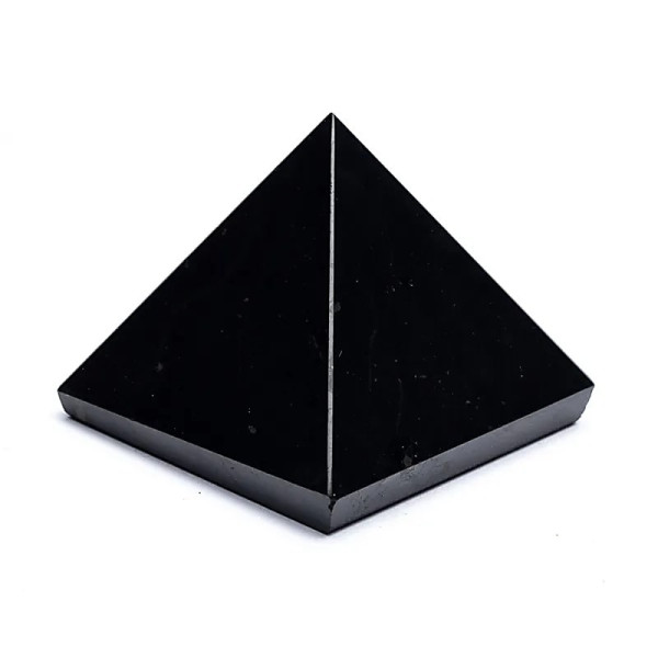 Pyramide de Shungite - 4x4 - Lithothérapie - Lithothérapie - Pierres de Santé - Bijoux - 1