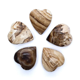 Cœur en Aragonite - ±5.5x5x2.5 - 1 pièce - Lithothérapie - Lithothérapie - Pierres de Santé - Bijoux - 1-Aragoniet Hart - ±5.5x5x2.5 - Lithotherapie