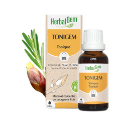 Tonigem - Tonus et vitalité - 30 ml Bio - Herbalgem - GC16 - Gemmothérapie - 1
