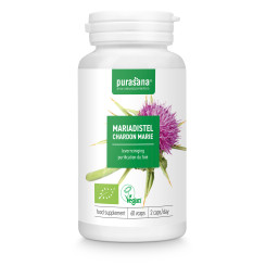 Chardon Marie Bio extrait 60 gélules - Purasana - Gélules de plantes - 1